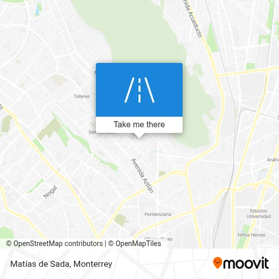 Matías de Sada map