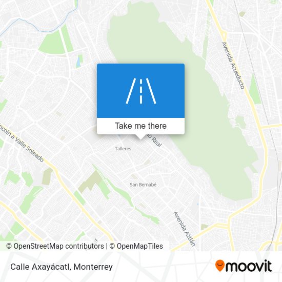 Mapa de Calle Axayácatl