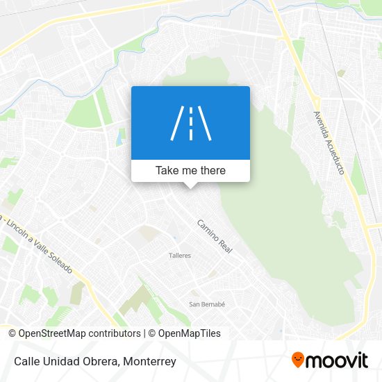 Mapa de Calle Unidad Obrera