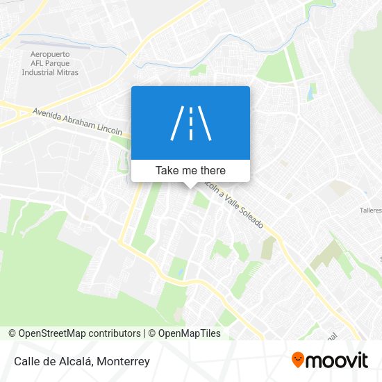 Mapa de Calle de Alcalá