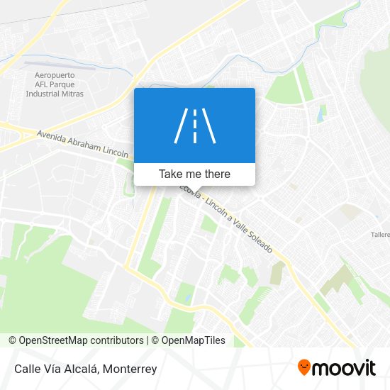 Calle Vía Alcalá map