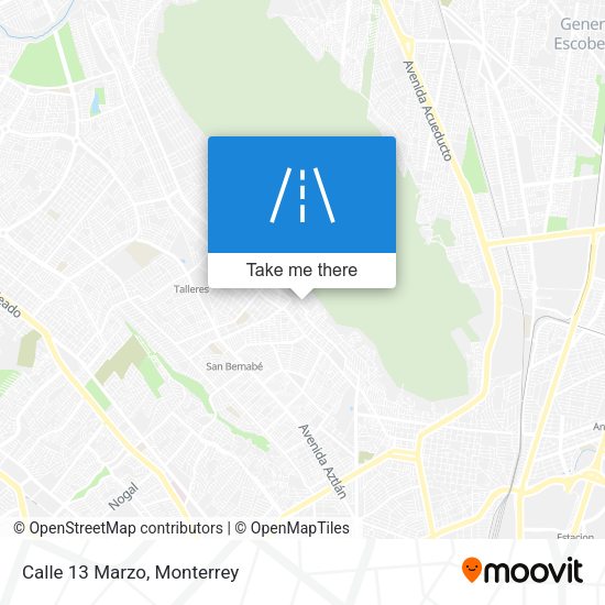 Mapa de Calle 13 Marzo