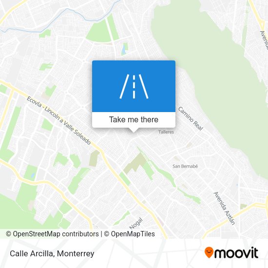 Mapa de Calle Arcilla