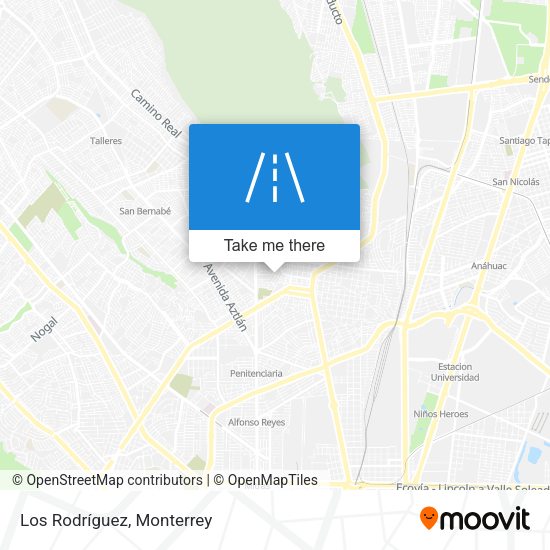 Mapa de Los Rodríguez