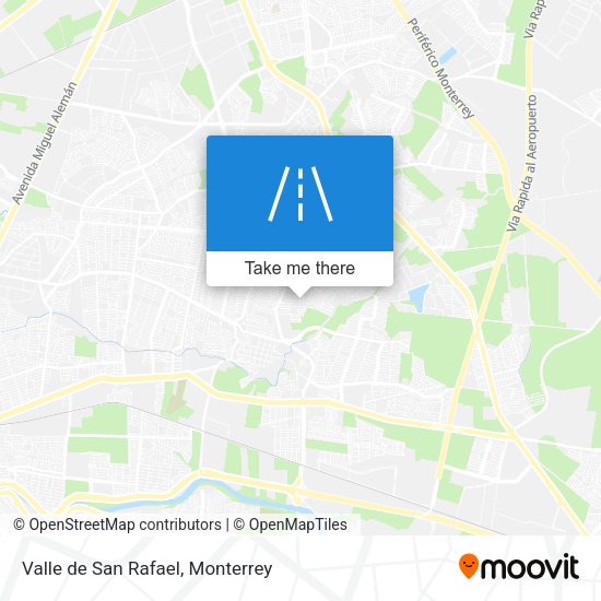 Mapa de Valle de San Rafael