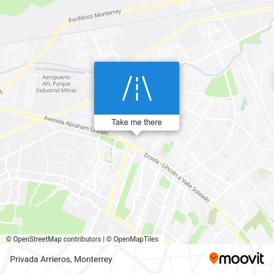 Mapa de Privada Arrieros