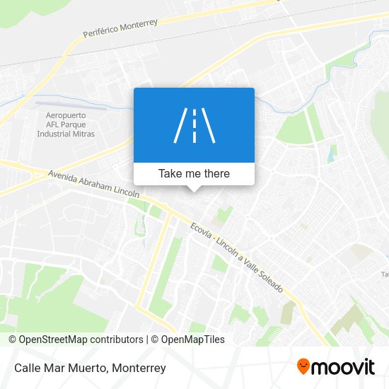 Mapa de Calle Mar Muerto