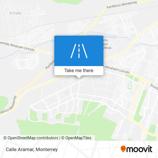 Mapa de Calle Aramar