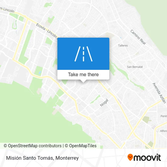Mapa de Misión Santo Tomás