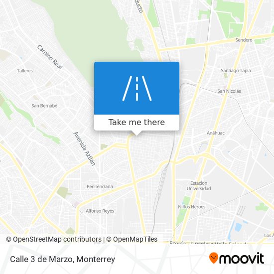 Mapa de Calle 3 de Marzo