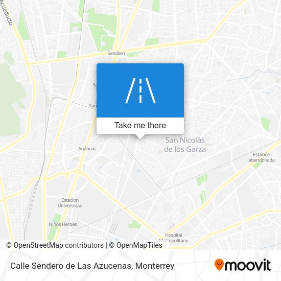 Calle Sendero de Las Azucenas map