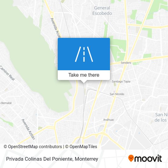 Privada Colinas Del Poniente map