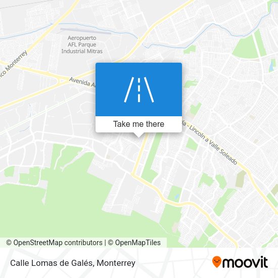 Calle Lomas de Galés map