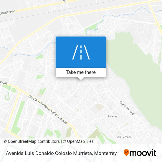 Mapa de Avenida Luis Donaldo Colosio Murrieta