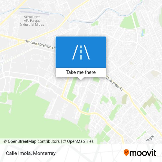 Mapa de Calle Imola