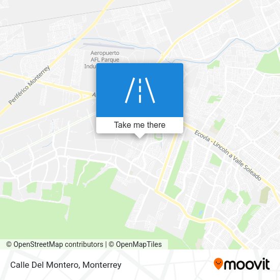 Mapa de Calle Del Montero