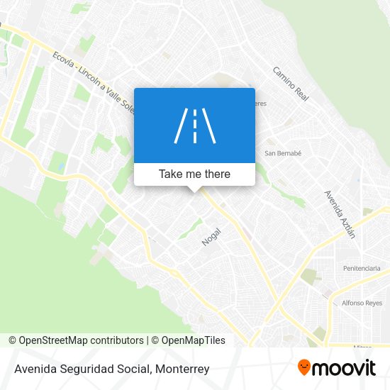 Avenida Seguridad Social map