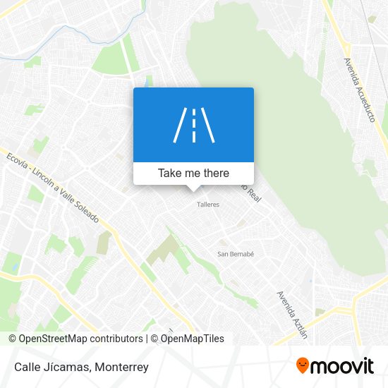 Mapa de Calle Jícamas