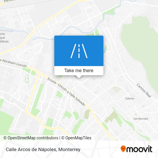 Calle Arcos de Nápoles map