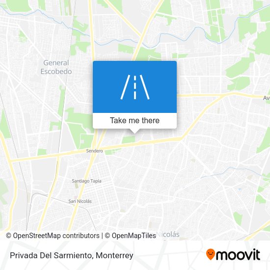Privada Del Sarmiento map