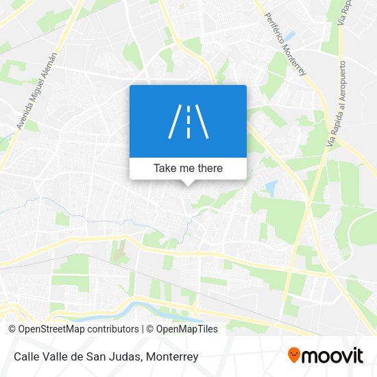 Calle Valle de San Judas map
