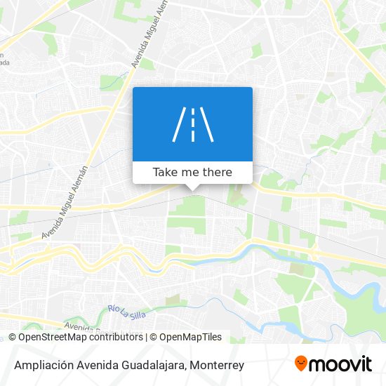 Mapa de Ampliación Avenida Guadalajara