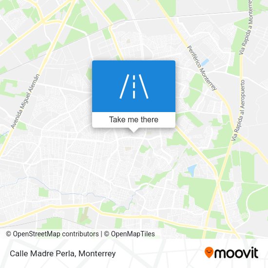 Mapa de Calle Madre Perla