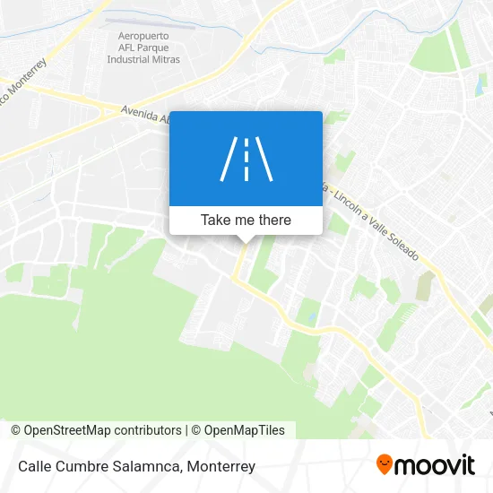 Mapa de Calle Cumbre Salamnca