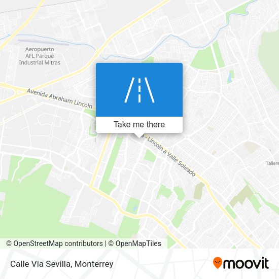 Mapa de Calle Vía Sevilla