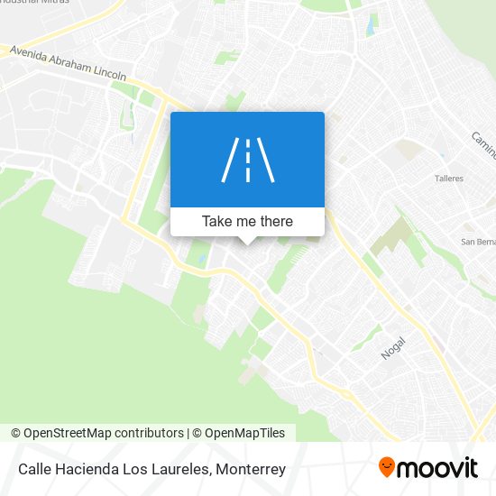 Mapa de Calle Hacienda Los Laureles