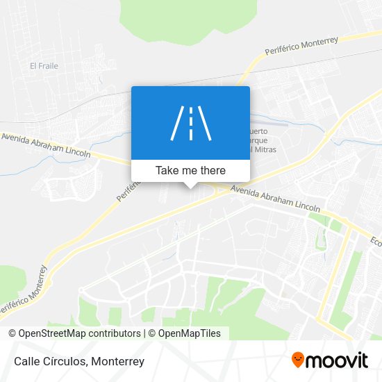 Calle Círculos map