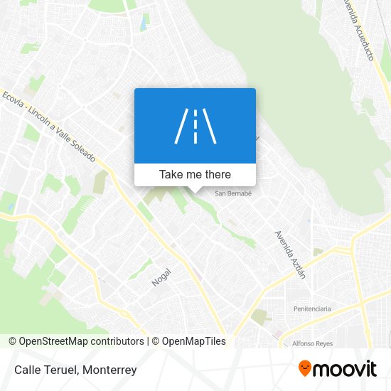 Mapa de Calle Teruel