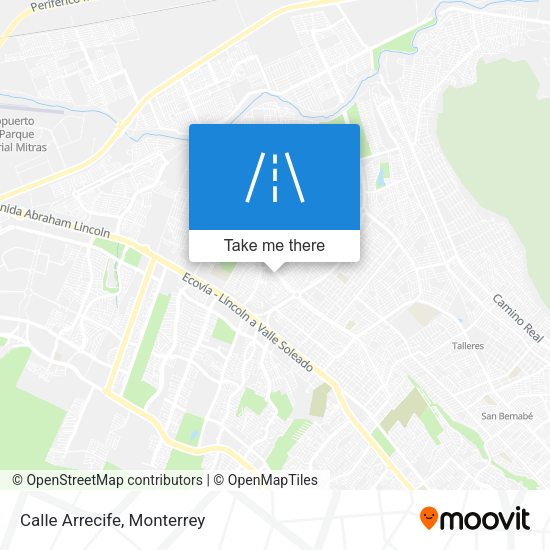 Mapa de Calle Arrecife