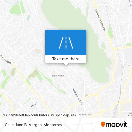 Mapa de Calle Juan B. Vargas