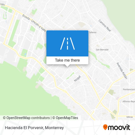 Hacienda El Porvenir map