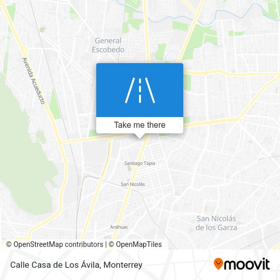 Calle Casa de Los Ávila map