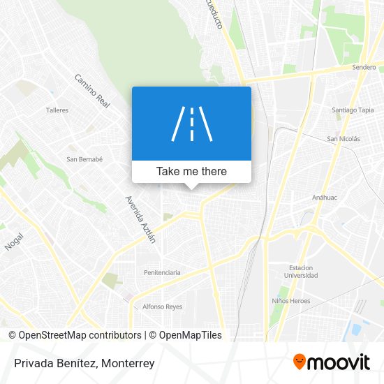Mapa de Privada Benítez
