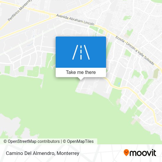 Camino Del Almendro map