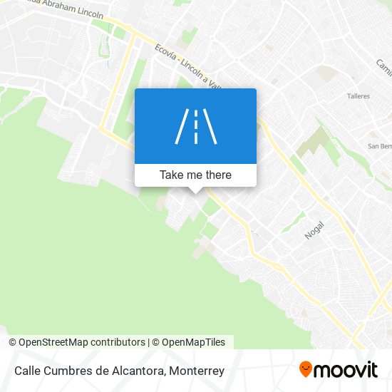 Calle Cumbres de Alcantora map