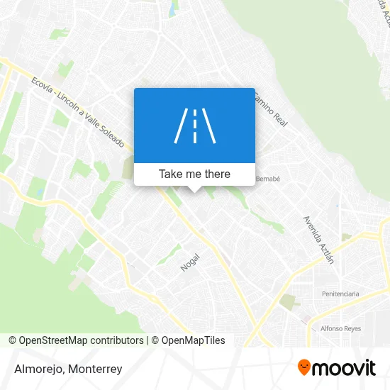 Almorejo map