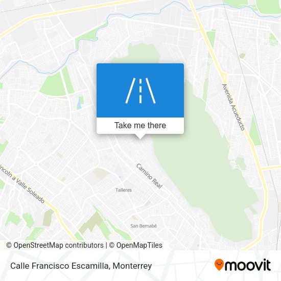 Mapa de Calle Francisco Escamilla