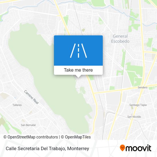 Mapa de Calle Secretaría Del Trabajo
