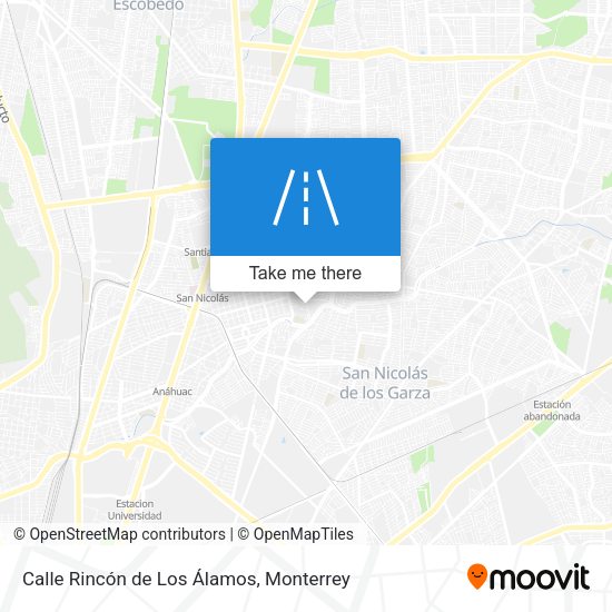 Calle Rincón de Los Álamos map