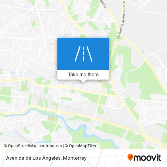 Mapa de Avenida de Los Ángeles