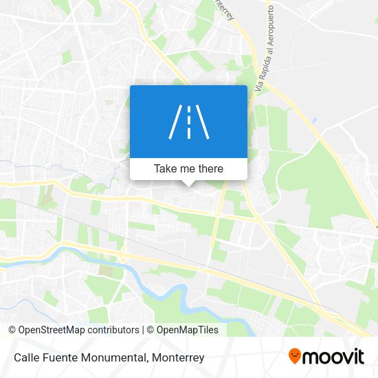 Mapa de Calle Fuente Monumental