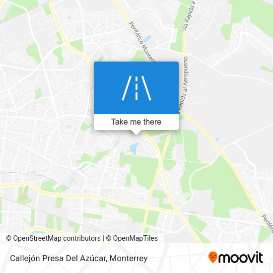 Mapa de Callejón Presa Del Azúcar
