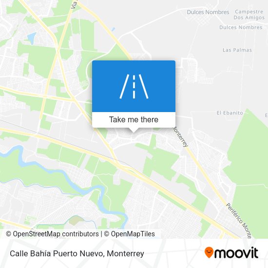 Mapa de Calle Bahía Puerto Nuevo