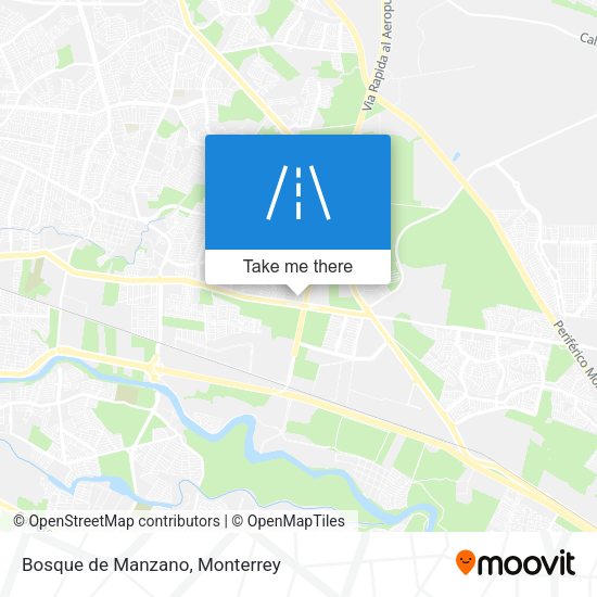 Mapa de Bosque de Manzano