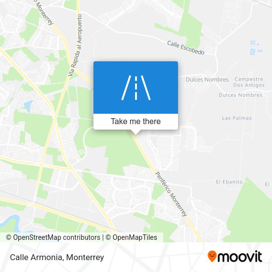 Mapa de Calle Armonia