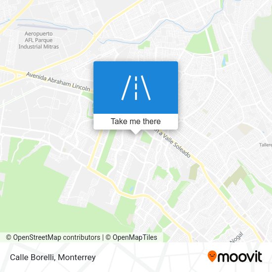 Mapa de Calle Borelli